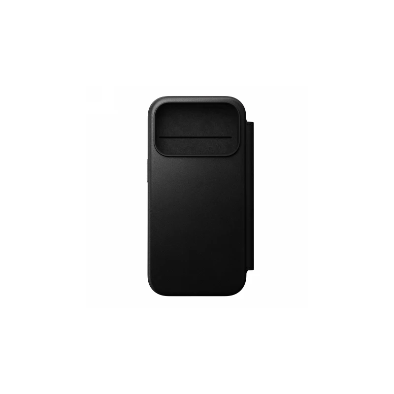 NOMAD Modern Leather Folio - skórzane etui do iPhone 17 Pro kompatybilne z MagSafe (black)