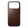 NOMAD Modern Leather Case - skórzane etui do iPhone 17 Pro kompatybilne z MagSafe  skóra Horween (rustic brown)