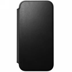 NOMAD Modern Leather Folio - skórzane etui do iPhone 17 Pro Max kompatybilne z MagSafe (black)