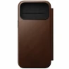 NOMAD Modern Leather Folio - skórzane etui do iPhone 17 Pro Max kompatybilne z MagSafe (brown)