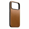 NOMAD Modern Leather Case - skórzane etui do iPhone 17 Pro kompatybilne z MagSafe (english tan-c)
