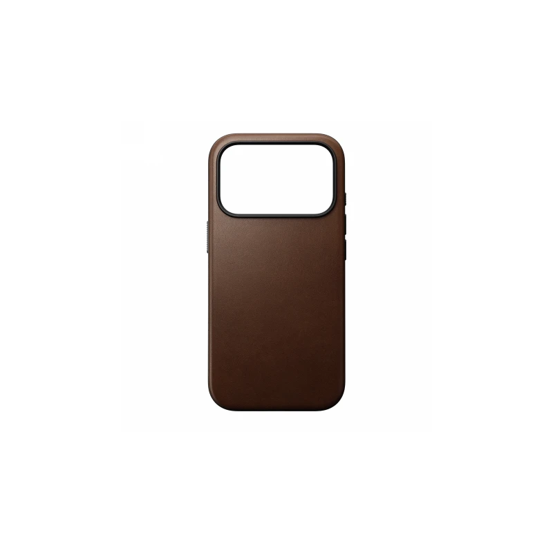 NOMAD Modern Leather Case - skórzane etui do iPhone 17 Pro kompatybilne z MagSafe (brown)