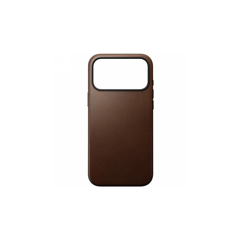 NOMAD Modern Leather Case - skórzane etui do iPhone 17 Pro Max kompatybilne z MagSafe (brown)