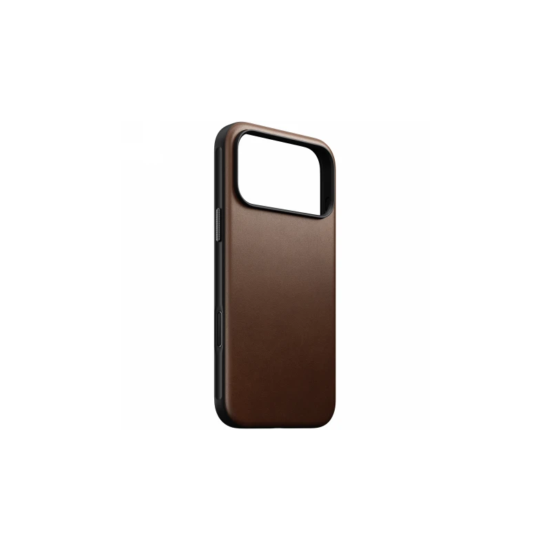 NOMAD Modern Leather Case - skórzane etui do iPhone 17 Pro Max kompatybilne z MagSafe (brown)