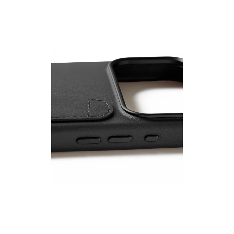 Mujjo Wallet Leather Case - etui skórzane do iPhone 17 Pro Max kompatybilne z MagSafe (black)