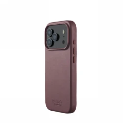 Mujjo Leather Case - etui skórzane do iPhone 17 Pro kompatybilne z MagSafe (bronze red)