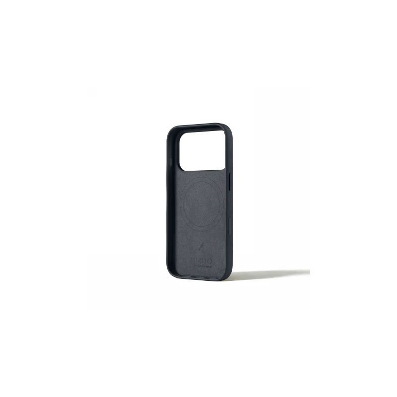 Mujjo Leather Case - etui skórzane do iPhone 17 Pro kompatybilne z MagSafe (basalt)