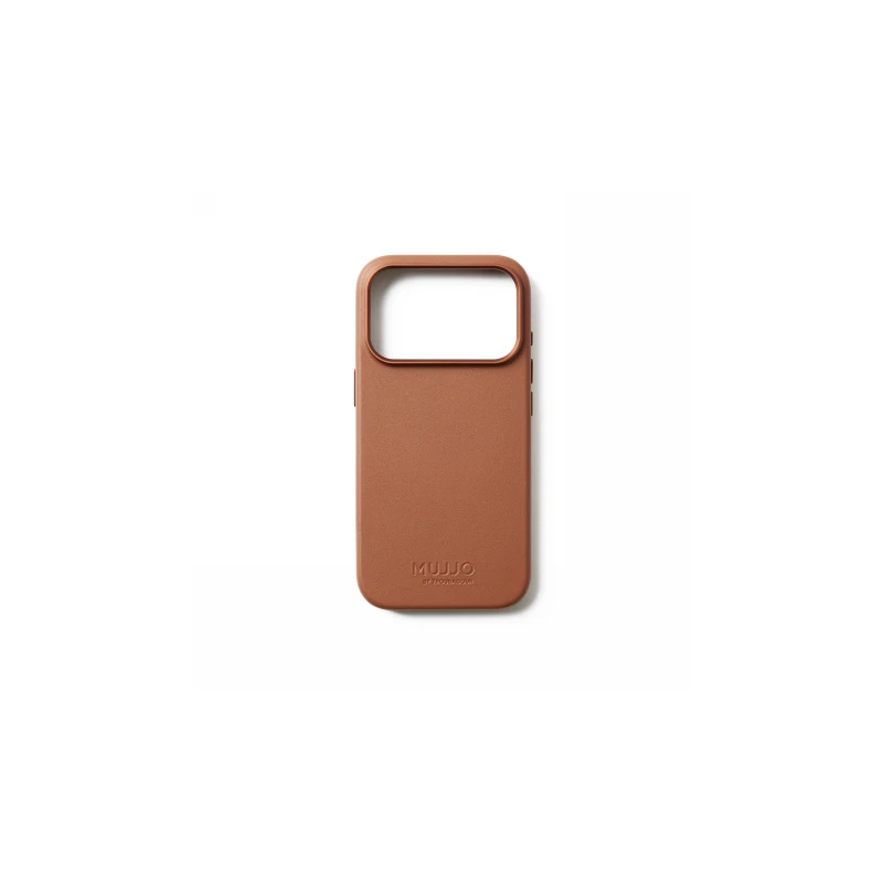 Mujjo case etui skórzane plecki obudowa iPhone 17 Pro MagSafe (tan)