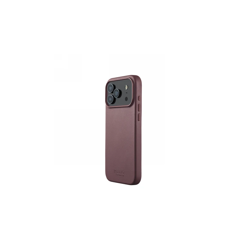 Mujjo Leather Case - etui skórzane do iPhone 17 Pro Max kompatybilne z MagSafe (bronze red)