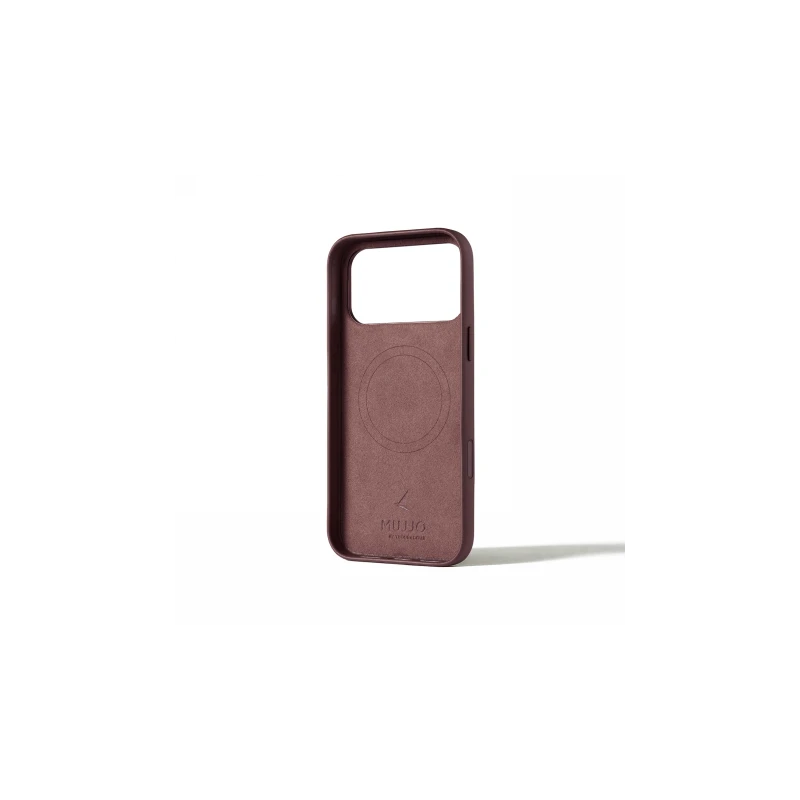 Mujjo Leather Case - etui skórzane do iPhone 17 Pro Max kompatybilne z MagSafe (bronze red)