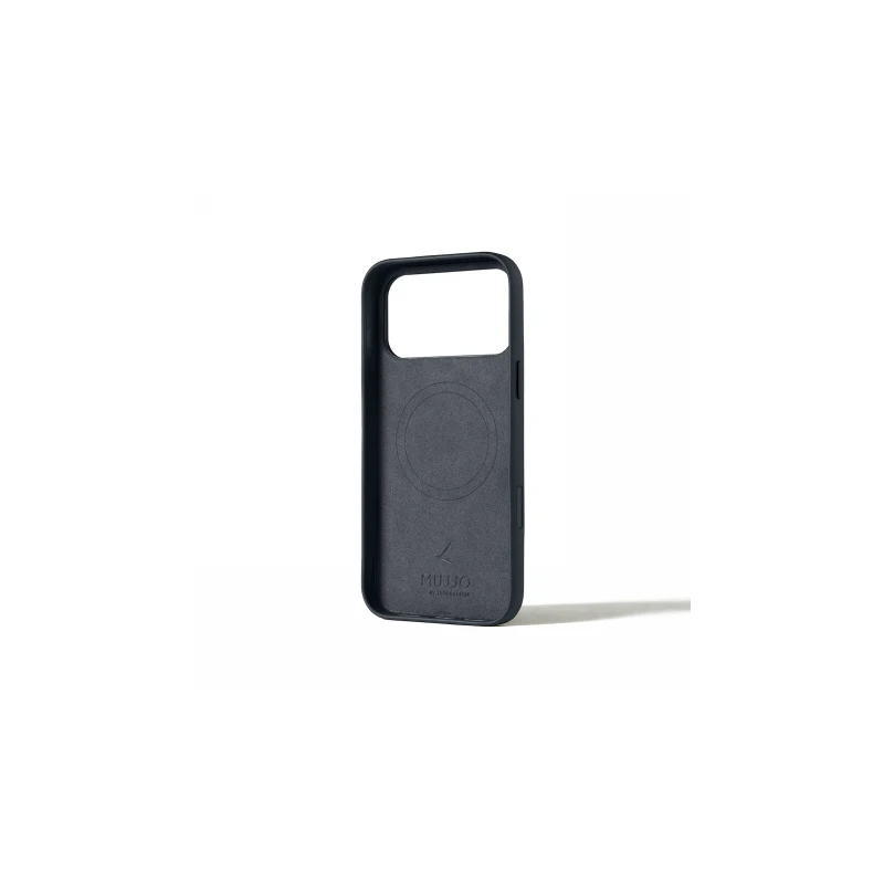 Mujjo Leather Case - etui skórzane do iPhone 17 Pro Max kompatybilne z MagSafe (basalt)