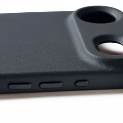 Mujjo Leather Case - etui skórzane do iPhone 17 Air kompatybilne z MagSafe (basalt)