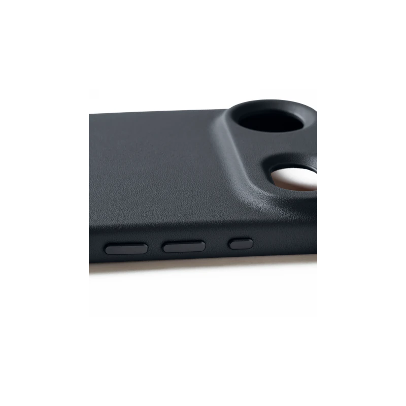 Mujjo Leather Case - etui skórzane do iPhone 17 Air kompatybilne z MagSafe (basalt)