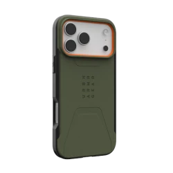 UAG Civilian MagSafe - etui do iPhone 17 Pro Max kompatybilne z MagSafe (olive/orange)
