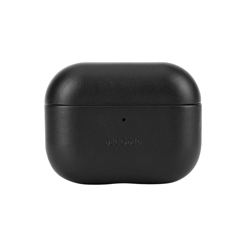 Decoded Leather Case - skórzane etui ochronne do AirPods Pro 3 (black)