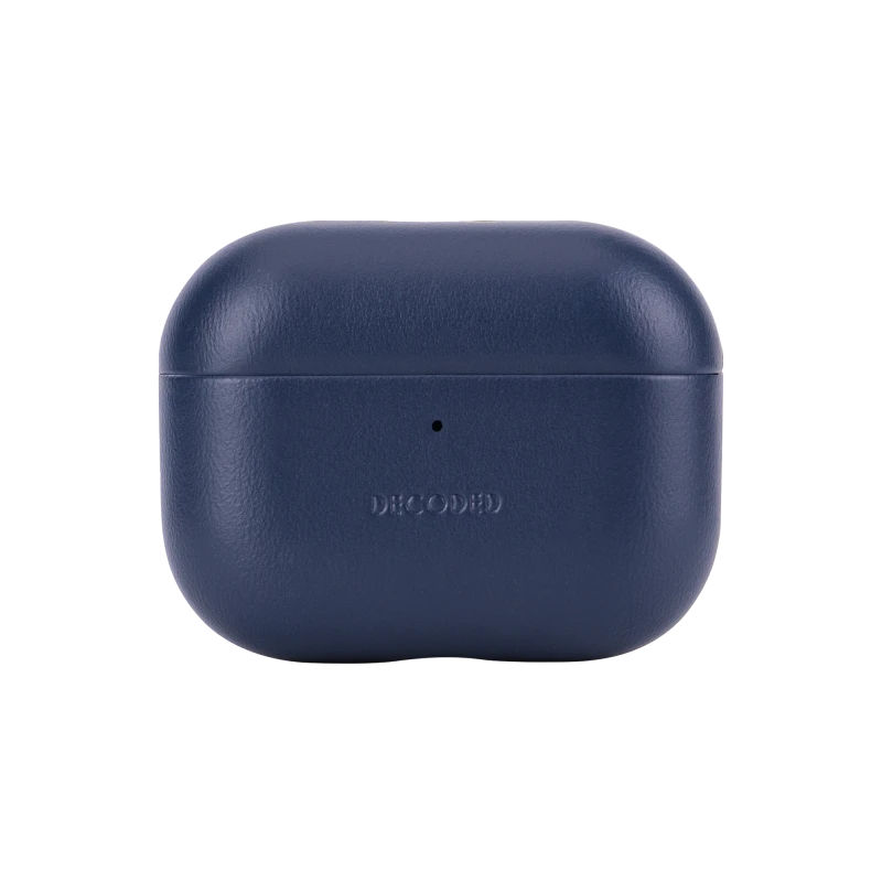 Decoded Leather Case - skórzane etui ochronne do AirPods Pro 3 (navy)