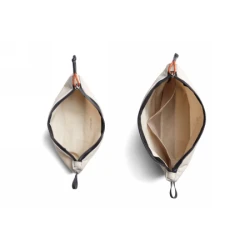 Bellroy Lite Pouch Duo - zestaw dwóch organizerów podróżnych (18 cm x 27 cm x 1,5 cm oraz 8 cm x 23 cm x 6 cm) (ash)