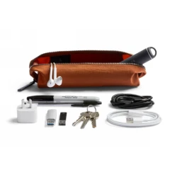 Bellroy Pencil Case - piórnik 23 cm x 7 cm x 4 cm (bronze)