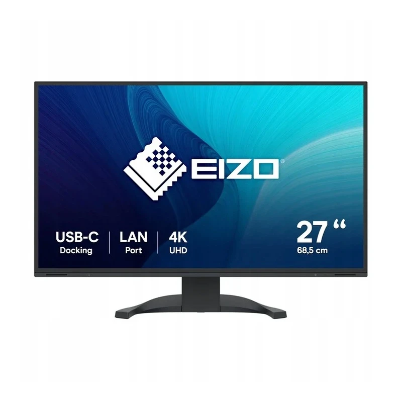 EIZO FlexScan EV2740X-BK - monitor LCD IPS 27", 4K UHD 3840 x 2160 (16:9), złącza USB-C (czarny)
