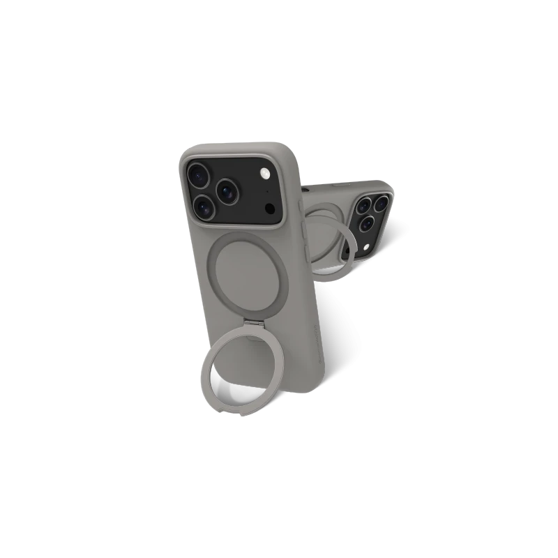 dbramante 1928 Roskilde MS Kick ICON - obudowa ochronna do iPhone 17 Pro kompatybilna z MagSafe (river stone)