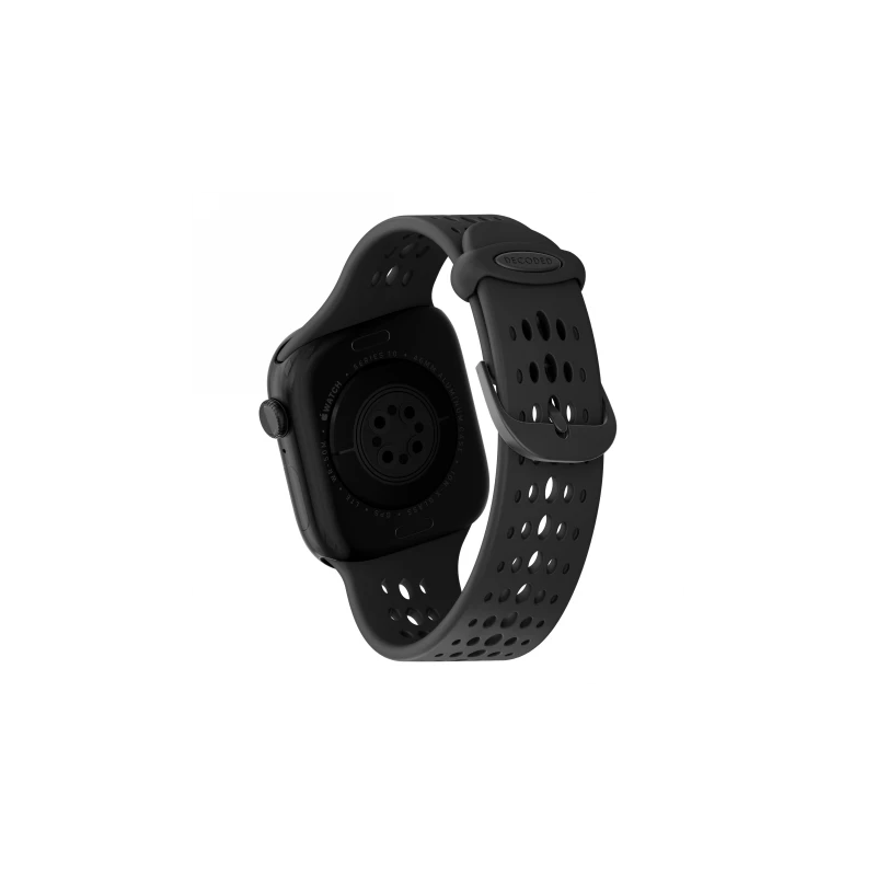 Decoded Silicone Ares O Band - silikonowy pasek do Apple Watch 40/42 mm (black)