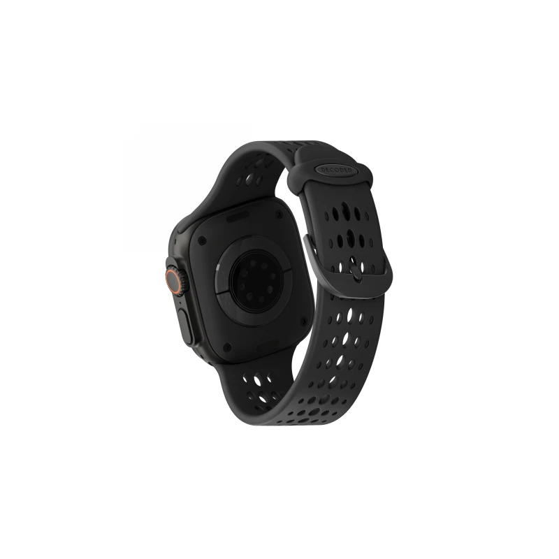Decoded Silicone Ares O Band - silikonowy pasek do Apple Watch 44/46/49 mm (black)