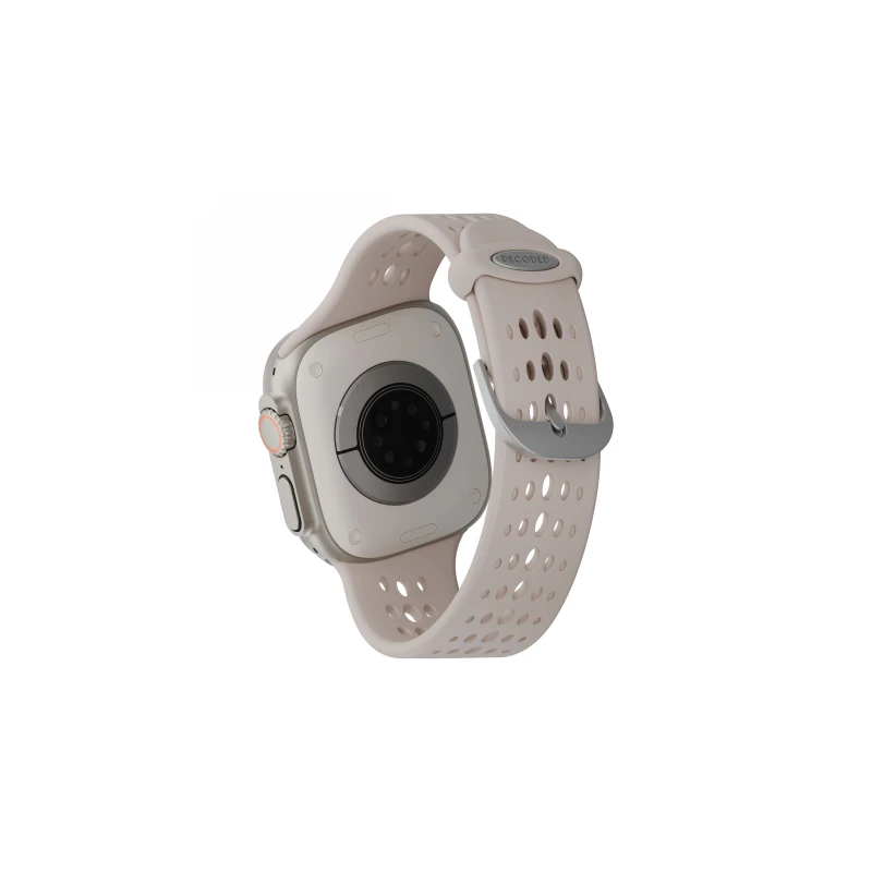 Decoded Silicone Ares O Band - silikonowy pasek do Apple Watch 44/46/49 mm (clay)