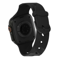 Decoded Silicone Ares Splice Band - silikonowy pasek do Apple Watch 44/46/49 mm (black)