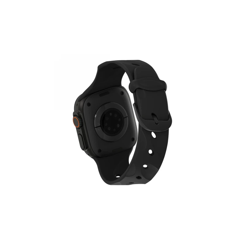 Decoded Silicone Ares Splice Band - silikonowy pasek do Apple Watch 44/46/49 mm (black)