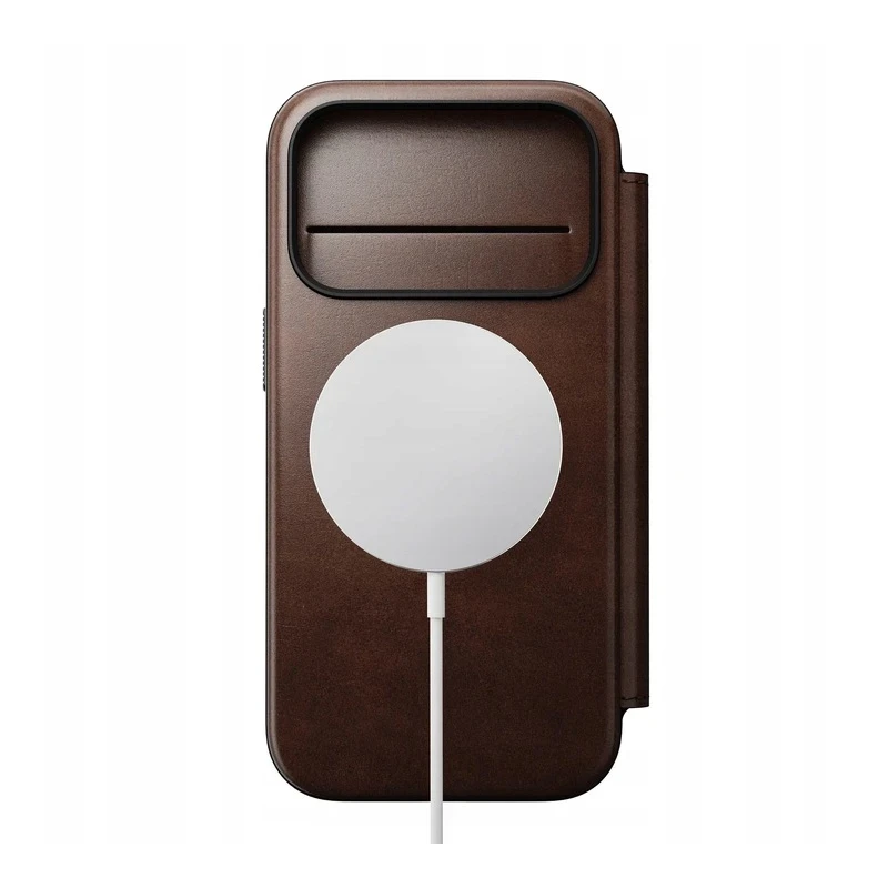 NOMAD pokrowiec case etui z klapką iPhone 17 Pro MagSafe skóra Horween (olde dublin)