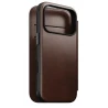 NOMAD pokrowiec case etui z klapką iPhone 17 Pro MagSafe skóra Horween (olde dublin)