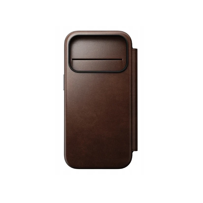 NOMAD pokrowiec case etui z klapką iPhone 17 Pro MagSafe skóra Horween (olde dublin)