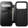 NOMAD pokrowiec case etui z klapką iPhone 17 Pro MagSafe skóra Horween (black)
