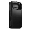 NOMAD pokrowiec case etui z klapką iPhone 17 Pro MagSafe skóra Horween (black)
