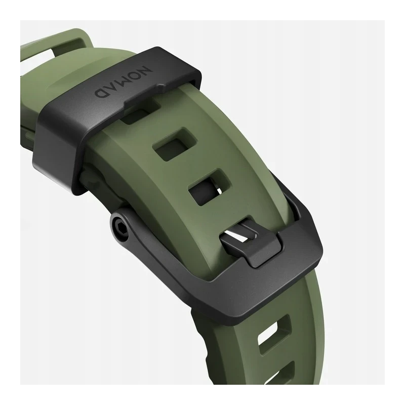 NOMAD sportowy pasek Apple Watch KFM i tytan 10/9/8/7/SE/6/5/4 49/46/45/44 (forest, black hardware)