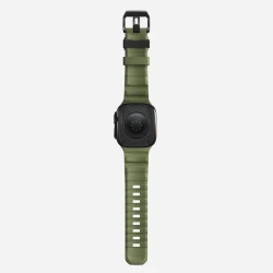 NOMAD sportowy pasek Apple Watch KFM i tytan 10/9/8/7/SE/6/5/4 49/46/45/44 (forest, black hardware)