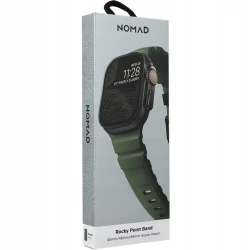 NOMAD sportowy pasek Apple Watch KFM i tytan 10/9/8/7/SE/6/5/4 49/46/45/44 (forest, black hardware)