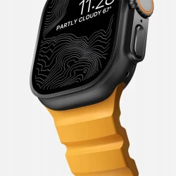 NOMAD sportowy pasek Apple Watch KFM i tytan 10/9/8/7/SE/6/5/4 49/46/45/44 (sol, black hardware)