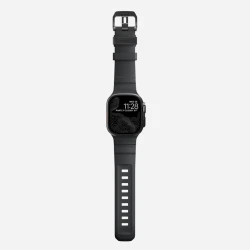 NOMAD sportowy pasek Apple Watch KFM i tytan 10/9/8/7/SE/6/5/4 49/46/45/44 (storm, black hardware)