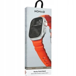 NOMAD sportowy pasek Apple Watch KFM i tytan 10/9/8/7/SE/6/5/4 49/46/45/44 (magma, natural hardware)