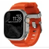 NOMAD sportowy pasek Apple Watch KFM i tytan 10/9/8/7/SE/6/5/4 49/46/45/44 (magma, natural hardware)