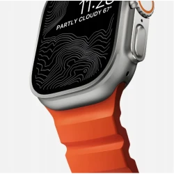 NOMAD sportowy pasek Apple Watch KFM i tytan 10/9/8/7/SE/6/5/4 49/46/45/44 (magma, natural hardware)
