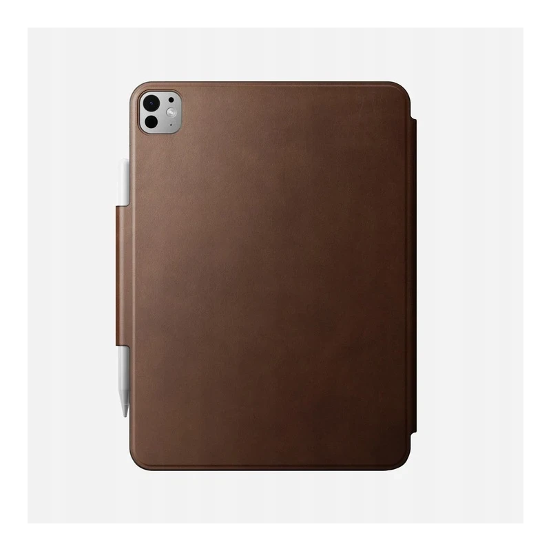 NOMAD skórzana obudowa ochronna iPad Pro 11 M4 2024 mocowaniem Apple Pencil (brown)