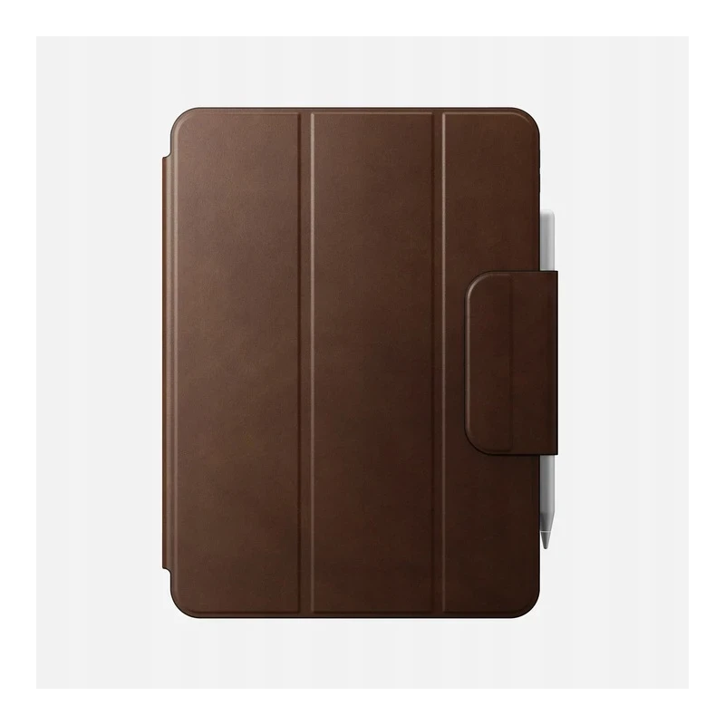 NOMAD skórzana obudowa ochronna iPad Pro 11 M4 2024 mocowaniem Apple Pencil (brown)