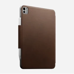 NOMAD skórzana obudowa ochronna iPad Pro 11 M4 2024 mocowaniem Apple Pencil (brown)