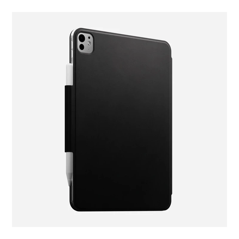 NOMAD skórzana obudowa ochronna iPad Pro 11 M4 2024 mocowaniem Apple Pencil (black)