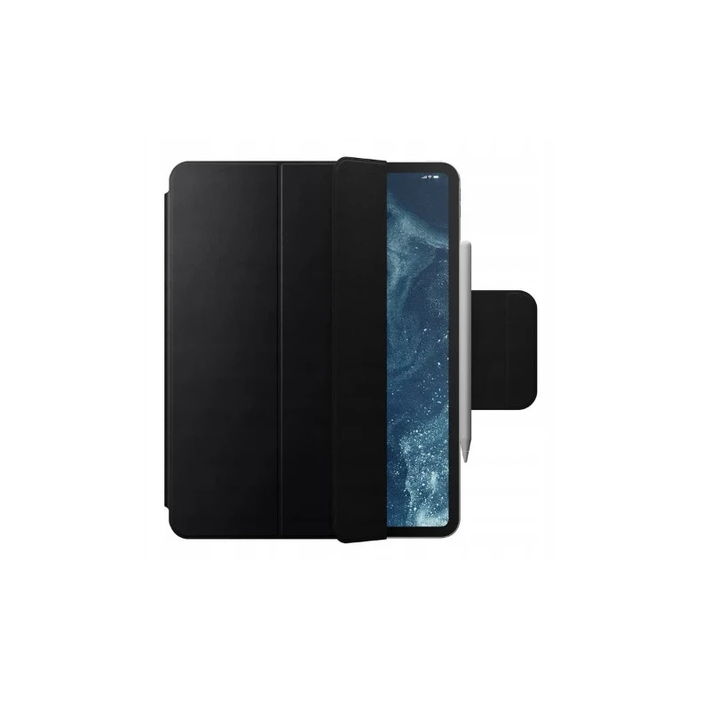 NOMAD skórzana obudowa ochronna iPad Pro 11 M4 2024 mocowaniem Apple Pencil (black)