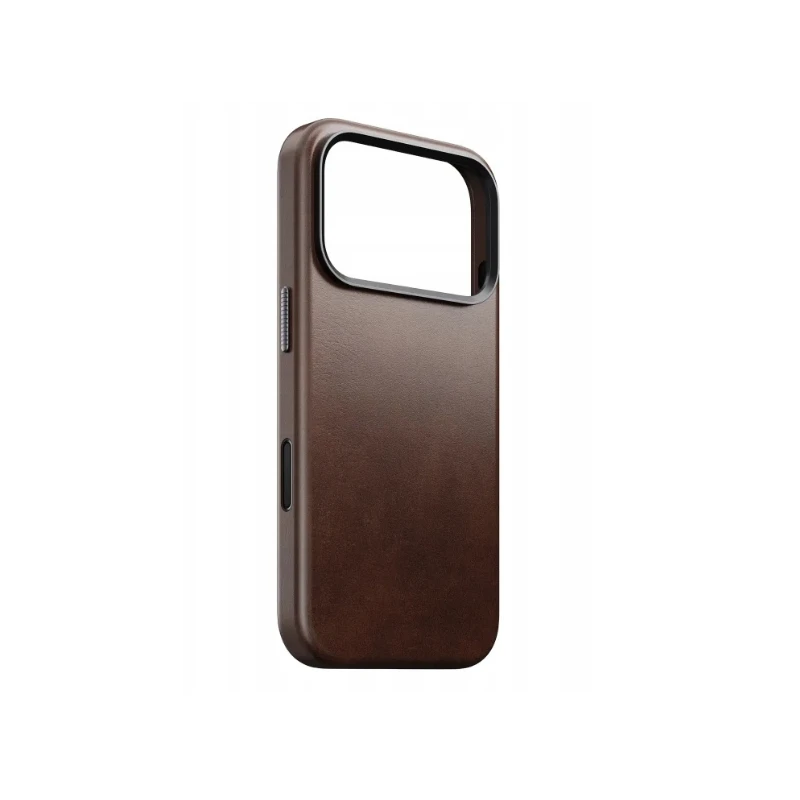 NOMAD pokrowiec case etui skórzane iPhone 17 Pro MagSafe skóra Horween (rustic brown)