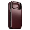 NOMAD pokrowiec case etui z klapką iPhone 17 Pro Max MagSafe skóra Horween (burgundy)