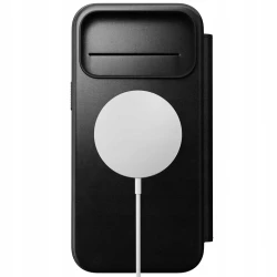 NOMAD pokrowiec case etui z klapką iPhone 17 Pro Max MagSafe skóra Horween (black)